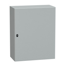 NSYS3D10840P Coffret métallique étanche IP66 - 1000x800x400 - plaque fournie - Spacial S3D - Schneider Electric