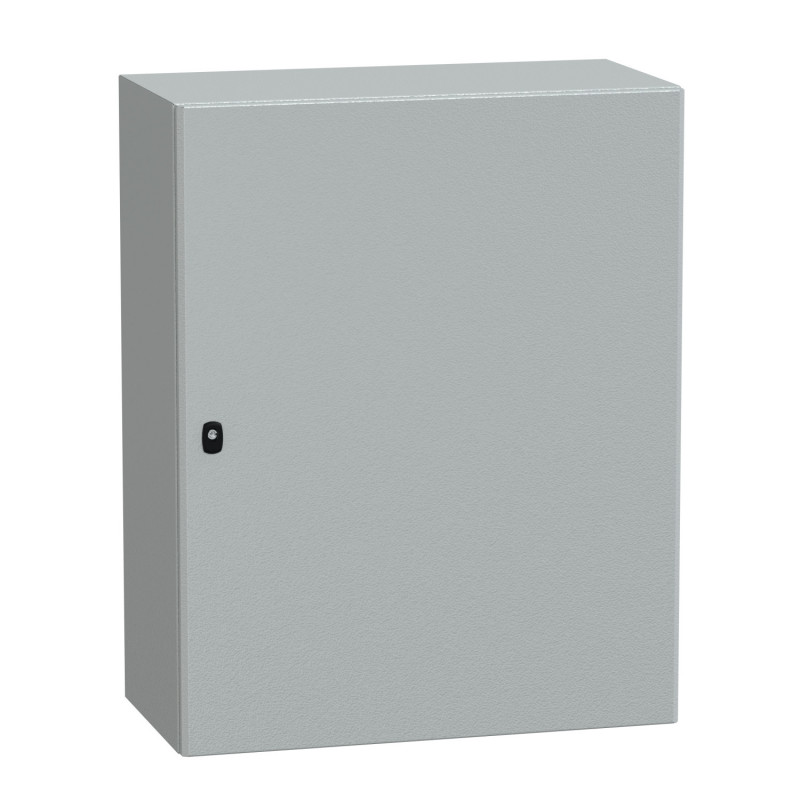 NSYS3D10840P Coffret métallique étanche IP66 - 1000x800x400 - plaque fournie - Spacial S3D - Schneider Electric