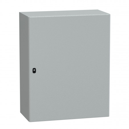 NSYS3D10840P Coffret métallique étanche IP66 - 1000x800x400 - plaque fournie - Spacial S3D - Schneider Electric
