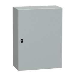 NSYS3D8630P Coffret métallique étanche IP66 - 800x600x300 - plaque fournie - Spacial S3D - Schneider Electric
