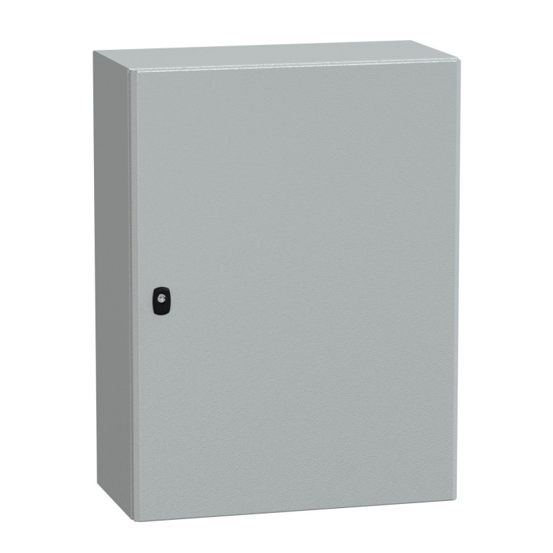 NSYS3D8630P Coffret métallique étanche IP66 - 800x600x300 - plaque fournie - Spacial S3D - Schneider Electric