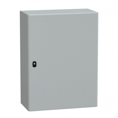 NSYS3D8630P Coffret métallique étanche IP66 - 800x600x300 - plaque fournie - Spacial S3D - Schneider Electric