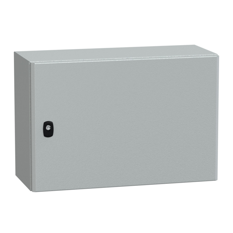 NSYS3D4625P Coffret métallique étanche IP66 - 400x600x250 - plaque fournie - Spacial S3D - Schneider Electric