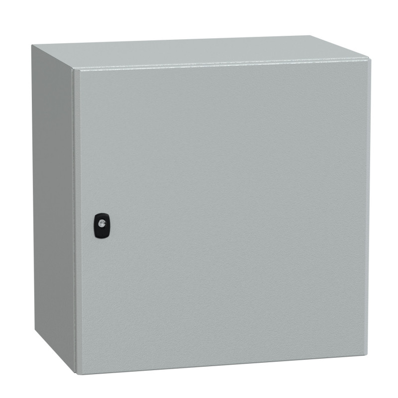 NSYS3D6640P Coffret métallique étanche IP66 - 600x600x400 - plaque fournie - Spacial S3D - Schneider Electric