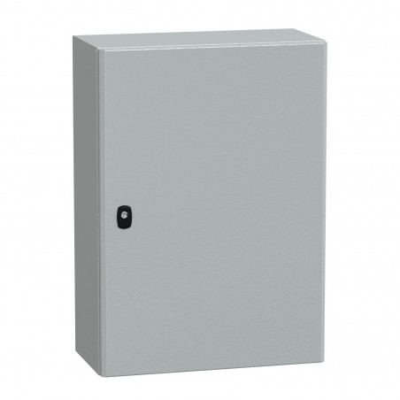NSYS3D7525P Coffret métallique étanche IP66 - 700x500x250 - plaque fournie - Spacial S3D - Schneider Electric
