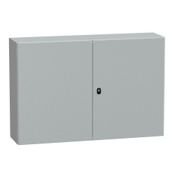 NSYS3D81230D Coffret métallique étanche IP55 - 800x1200x300 - 2 portes - Spacial S3D - Schneider Electric
