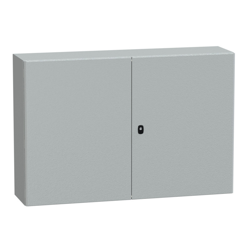 NSYS3D81230D Coffret métallique étanche IP55 - 800x1200x300 - 2 portes - Spacial S3D - Schneider Electric