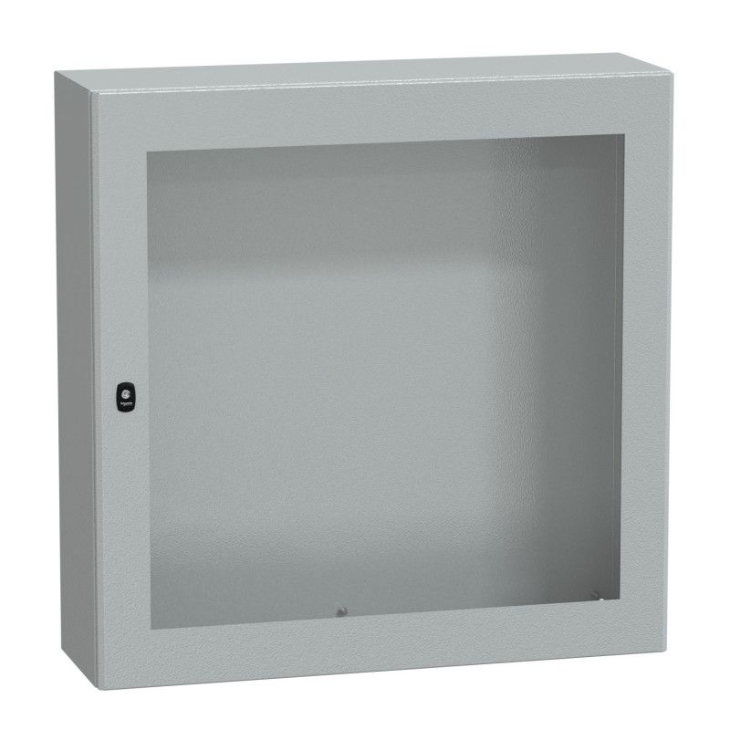 NSYS3D101030T Coffret métallique étanche IP66 - 1000x1000x300 - Porte vitrée - Spacial S3D - Schneider Electric