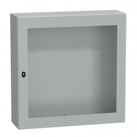 NSYS3D101030T Coffret métallique étanche IP66 - 1000x1000x300 - Porte vitrée - Spacial S3D - Schneider Electric