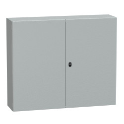 NSYS3D101230D Coffret métallique étanche IP55 - 1200x1200x300 - 2 portes - Spacial S3D - Schneider Electric