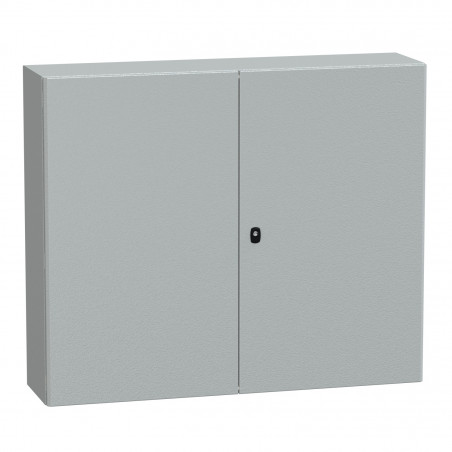 NSYS3D101230D Coffret métallique étanche IP55 - 1200x1200x300 - 2 portes - Spacial S3D - Schneider Electric