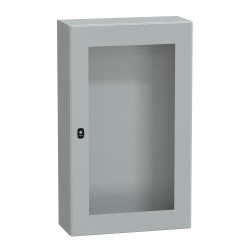 NSYS3D10625T Coffret métallique étanche IP66 - 1000x600x250 - Porte vitrée - Spacial S3D - Schneider Electric