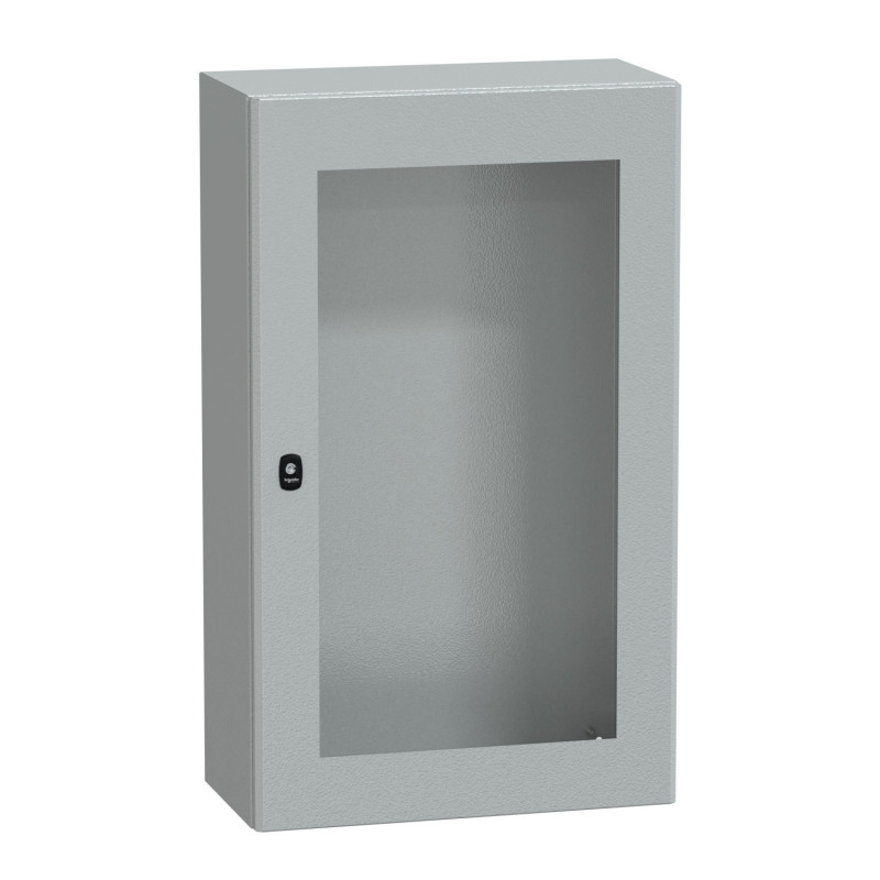NSYS3D10630T Coffret métallique étanche IP66 - 1000x600x300 - Porte vitrée - Spacial S3D - Schneider Electric