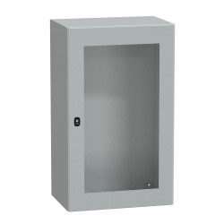 NSYS3D10640T Coffret métallique étanche IP66 - 1000x600x400 - Porte vitrée - Spacial S3D - Schneider Electric