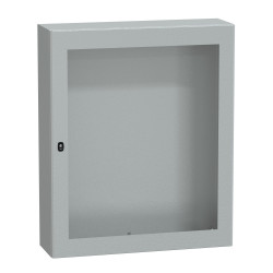 NSYS3D121030T Coffret métallique étanche IP66 - 1200x1000x300 - Porte vitrée - Spacial S3D - Schneider Electric