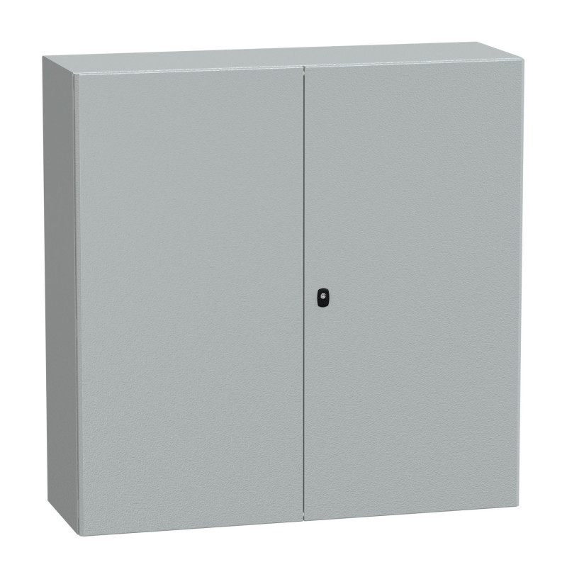 NSYS3D121240D Coffret métallique étanche IP55 - 1200x1200x400 - 2 portes - Spacial S3D - Schneider Electric