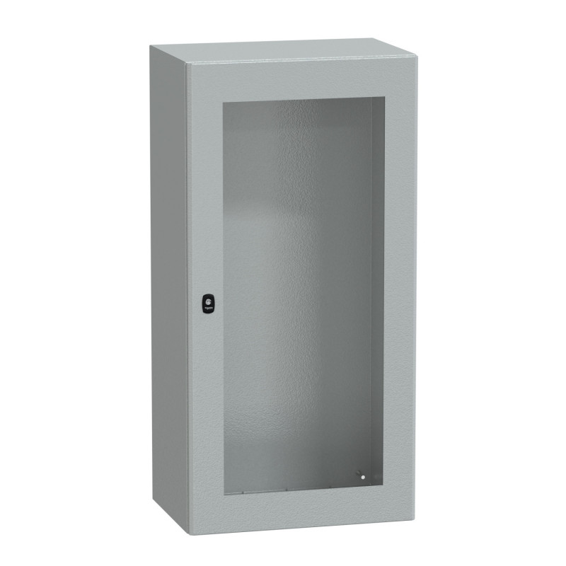 NSYS3D12640T Coffret métallique étanche IP66 - 1200x600x400 - Porte vitrée - Spacial S3D - Schneider Electric