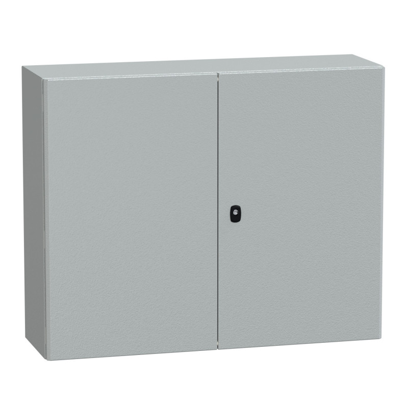 NSYS3D81030D Coffret métallique étanche IP55 - 800x1000x300 - 2 portes - Spacial S3D - Schneider Electric