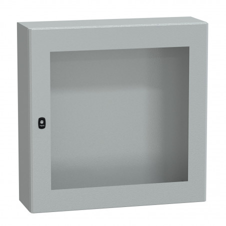 NSYS3D8825T Coffret métallique étanche IP66 - 800x800x250 - Porte vitrée - Spacial S3D - Schneider Electric