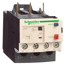 LRD02 Schneider - Relais de protection thermique moteur 0,16 à 0,25A - TeSys LRD - pour contacteur LC1D09 à LC1D38