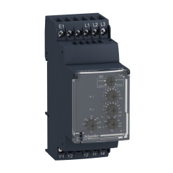 RM35BA10 Schneider - Relais de contrôle de pompe monophasé 220V & triphasé 380V - Zelio Control