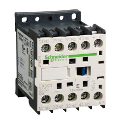 CA3KN22GD Schneider - Contacteur tétrapolaire - 2NO+2NF - 10A - Bobine 125Vcc - Vis - CA3KN