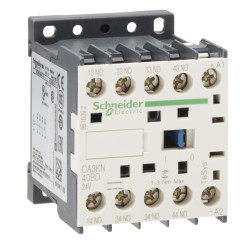 CA3KN40BD Schneider - Contacteur tétrapolaire - 4NO - 10A - Bobine 24Vcc - Vis - CA3KN