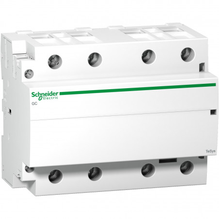 GC10040M5 Schneider - Contacteur tétrapolaire - 4NO - 100A - Bobine 220 à 240Vca - Vis