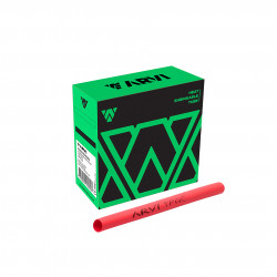 Boite de 5m de gaine thermorétractable diamètre 25/12,5mm - Rouge - Restreint 2:1 - Paroi fine  - Arvi TPAC-25.0-VM