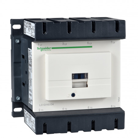 LC1D115004P7 Schneider - Contacteur tétrapolaire - 4NO - 200A - Bobine 230Vca - Vis