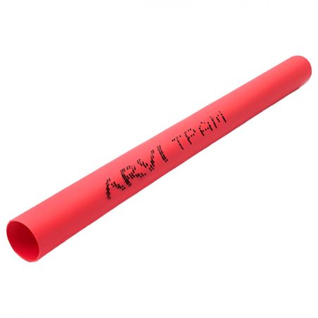 Gaine thermorétractable - 2,5/1,3mm - Rouge - Longueur 1m - Restreint 2:1 - Paroi fine - Arvi TPAM-2.5-VM
