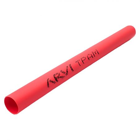 Gaine thermorétractable - 35/17,5mm - Rouge - Longueur 1m - Restreint 2:1 - Paroi fine  - Arvi TPAM-35.0-VM