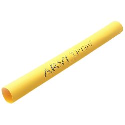 Gaine thermorétractable - 100/50mm - Jaune - Longueur 1m - Restreint 2:1 - Paroi fine  - Arvi TPAM-100.0-AM