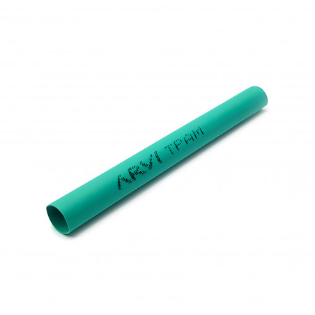 Gaine thermorétractable - 1/0,65mm - Vert - Longueur 1m - Restreint 2:1 - Paroi fine - Arvi TPAM-1.0-VE