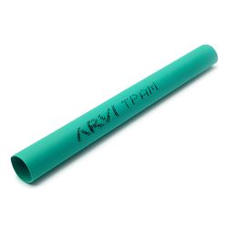 Gaine thermorétractable - 2/1mm - Vert - Longueur 1m - Restreint 2:1 - Paroi fine - Arvi TPAM-2.0-VE