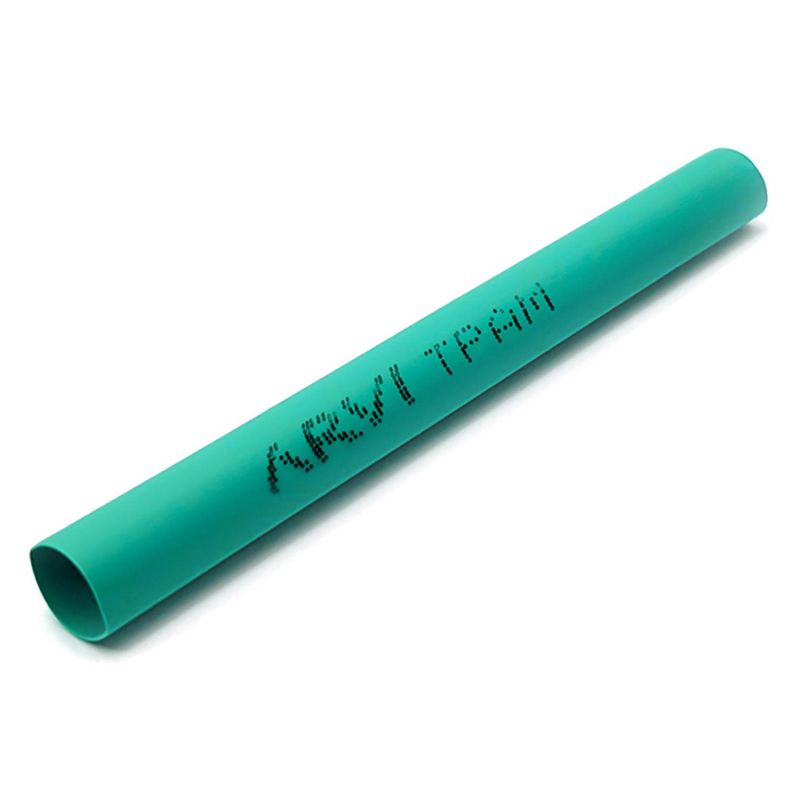 Gaine thermorétractable - 3/1,5mm - Vert - Longueur 1m - Restreint 2:1 - Paroi fine - Arvi TPAM-3.0-VE