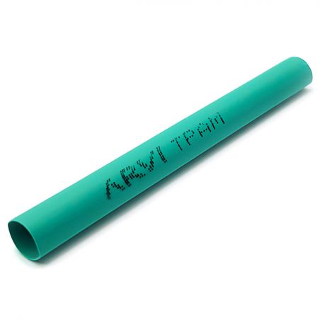 Gaine thermorétractable - 6/3mm - Vert - Longueur 1m - Restreint 2:1 - Paroi fine - Arvi TPAM-6.0-VE