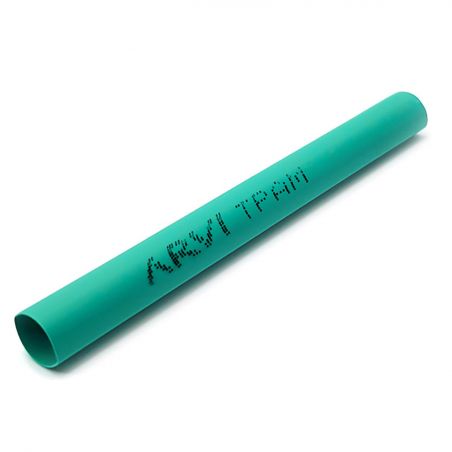 Gaine thermorétractable - 25/12,5mm - Vert - Longueur 1m - Restreint 2:1 - Paroi fine  - Arvi TPAM-25.0-VE