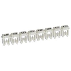 038219 Legrand - Boite de 1200 repères CAB 3 pour fils 0,5mm² à 1,5mm² - marquage chiffre 9 blanc