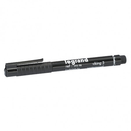 039598 Legrand - Stylo feutre noir indélébile pour repèrage de fils et câbles électrique