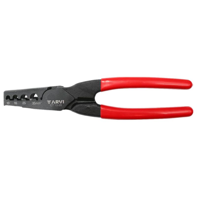 CT-10-35 Pince à sertir les embouts de câblage 10mm² à 35mm² - Longueur 220mm - ARVI