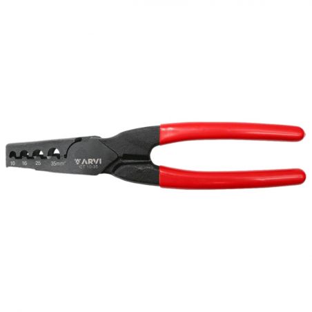 CT-10-35 Pince à sertir les embouts de câblage 10mm² à 35mm² - Longueur 220mm - ARVI