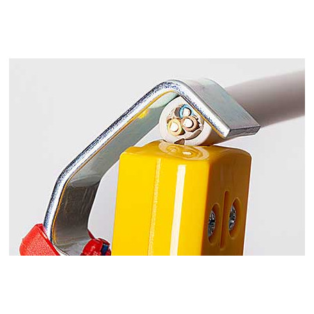 10160 JOKARI - Couteau à dégainer JOKARI No 16 Secura - Câble 4 à 16 mm - Avec repose doigt de sécurité