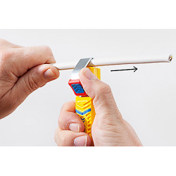 10270 JOKARI - Couteau à dégainer JOKARI No 27 Secura - Câble 8 à 28 mm - Avec repose doigt de sécurité