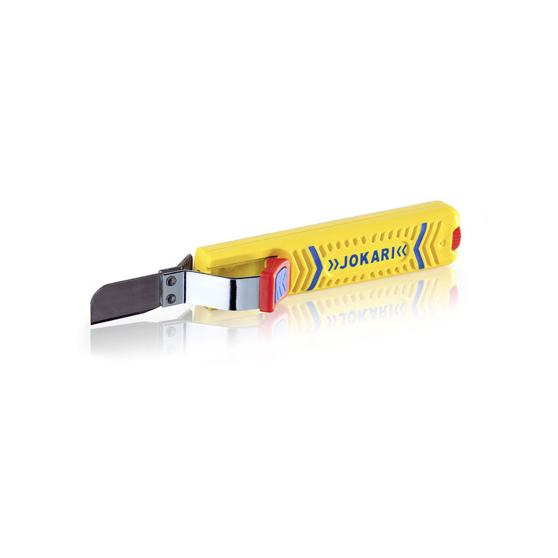 10281 - Dégaineur de câble JOKARI No 28G Secura - Câble 8 à 28 mm - Lame droite remplaçable + repose doigt