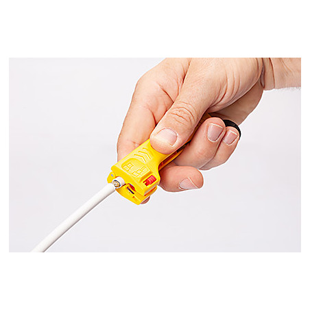 30110 JOKARI - Outil dénudeur de câble coaxial Jokari TOP Coax PLUS  - Avec clé de serrage fiches F