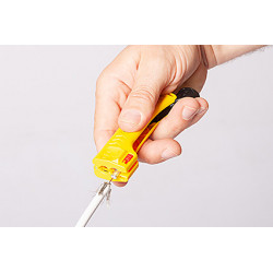 30110 JOKARI - Outil dénudeur de câble coaxial Jokari TOP Coax PLUS  - Avec clé de serrage fiches F