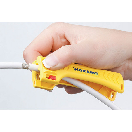 30110 JOKARI - Outil dénudeur de câble coaxial Jokari TOP Coax PLUS  - Avec clé de serrage fiches F
