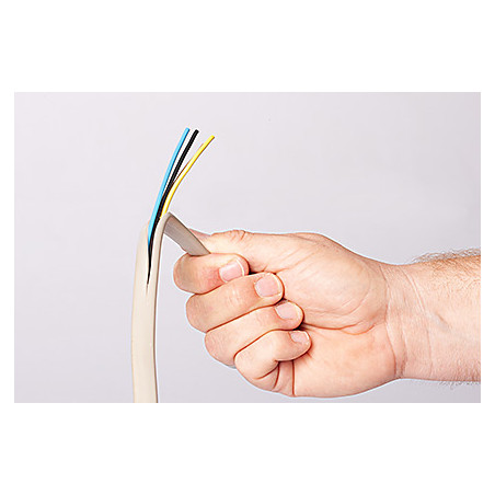 30140 - Outil dénudeur de câble Jokari No 14 - Câble plat ou fil - Dénudage facile sans ajuster la profondeur