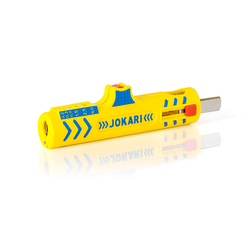 30155 JOKARI Secura No 15 - Outil à dégainer polyvalent - Outil denudeur de fils + lame extérieure type cutter